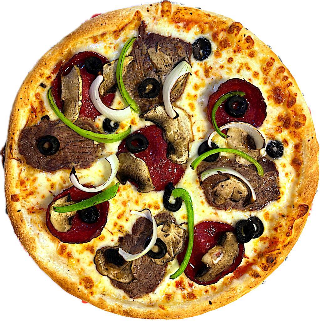 Mizza (yaprak et ve pepperoni)
